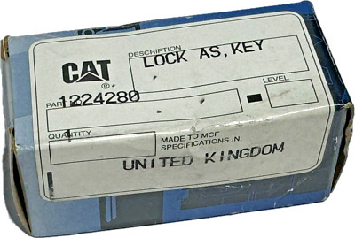 Genuine CAT Caterpillar 1224280 Lock Assembly with Keys