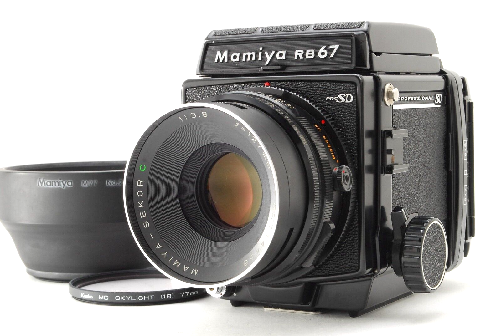 MAMIYA マミヤ RB67 PROS SEKOR 1:3.8 f=127mm N MINT w/ Hood] Mamiya RB67 Pro SD Sekor C 127mm F3.8 Lens