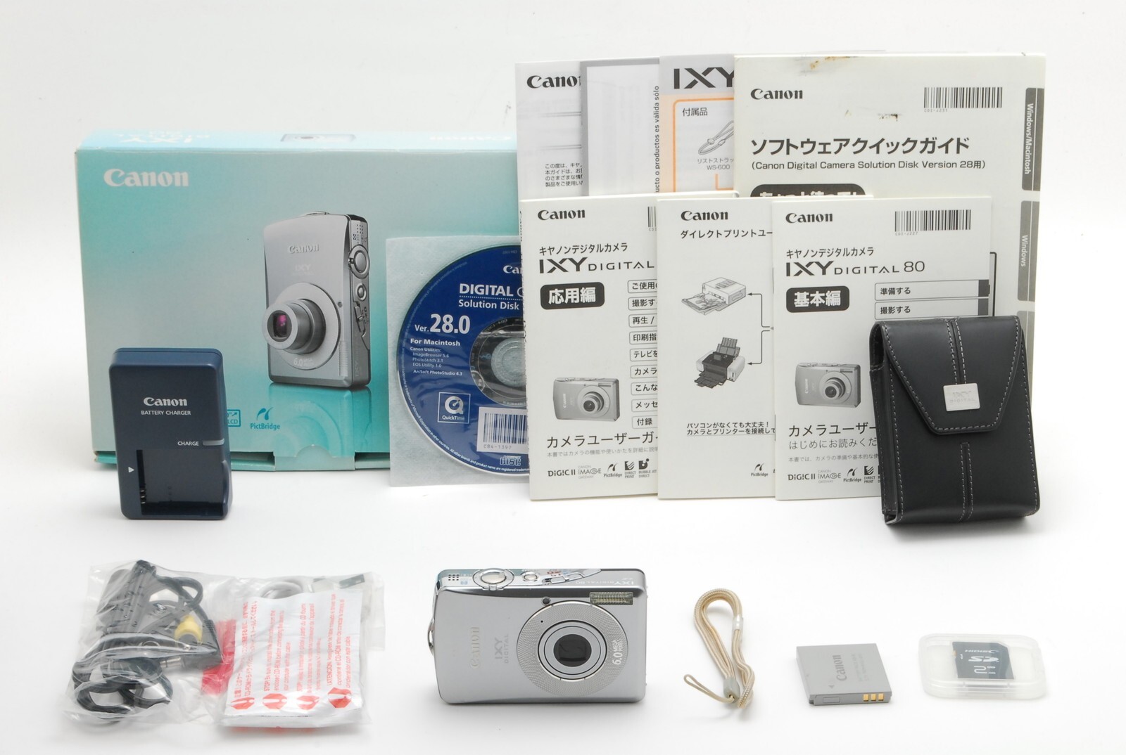 NEAR MINT in Box] Canon IXY DIGITAL 80 PowerShot 6.0MP