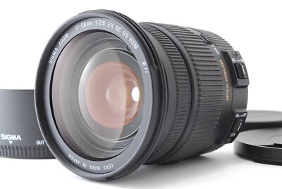 [MINT w/Hood] Sigma 17-50mm f/2.8 EX DC OS HSM Lens for Canon EF-S From Japan