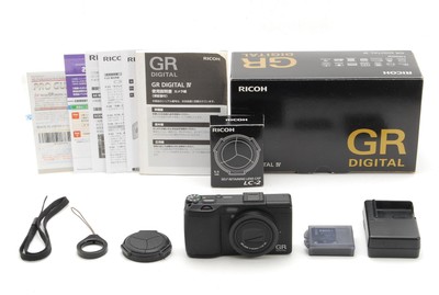 [Near MINT in Box] Ricoh GR Digital IV 10.4MP Black Digital Camera JAPAN:SH2158