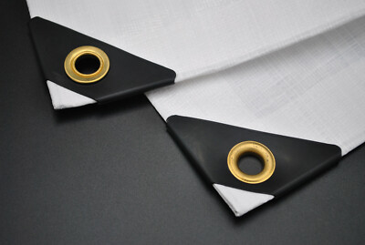 6' x 40' Heavy Duty Waterproof White Tarp- Shade Canopy Boat ATV Woodpile Cover