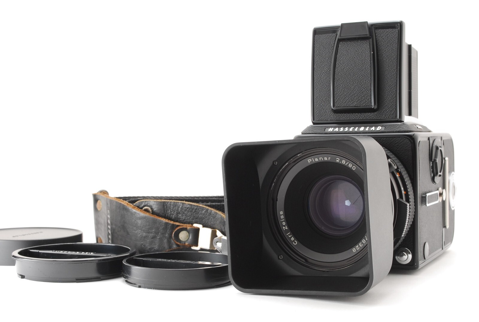 ハッセルブラッド 503cx CF 80mm 2.8 A12ほか BLACK【Near MINT】 Hasselblad 503CX Body 80mm f/2.8 CF Lens