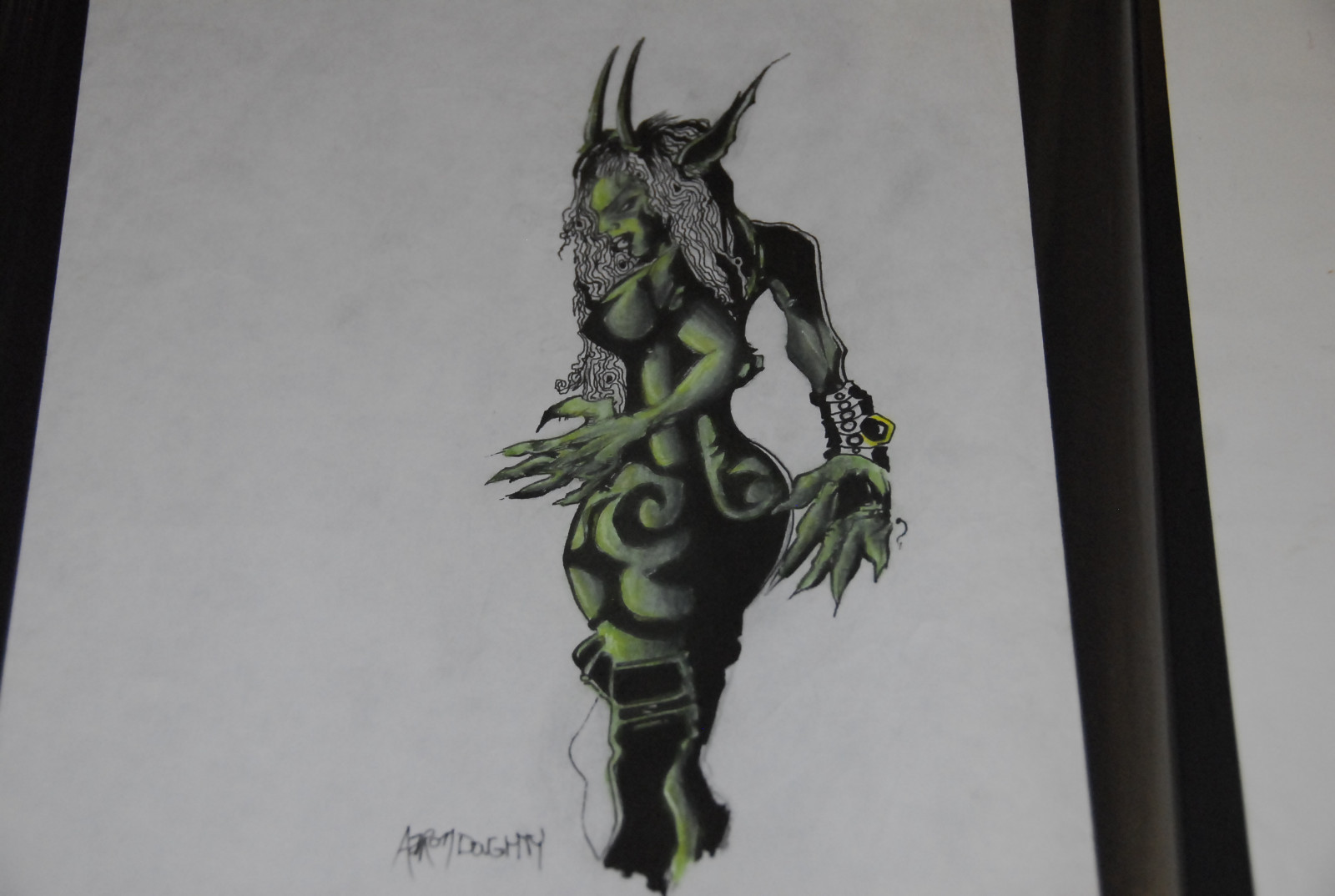 Aaron Doughty Original Comic Book Sketch Art 2 of 3 Free US Shipping