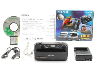 [MINT in BOX] FUJIFILM FinePix REAL 3D W3 10.0MP DIGITAL CAMERA From Japan