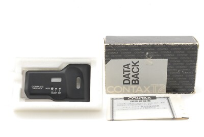 【UNUSED in BOX】 CONTAX T2 DATA BACK for T2 D T2D Point & Shoot From JAPAN
