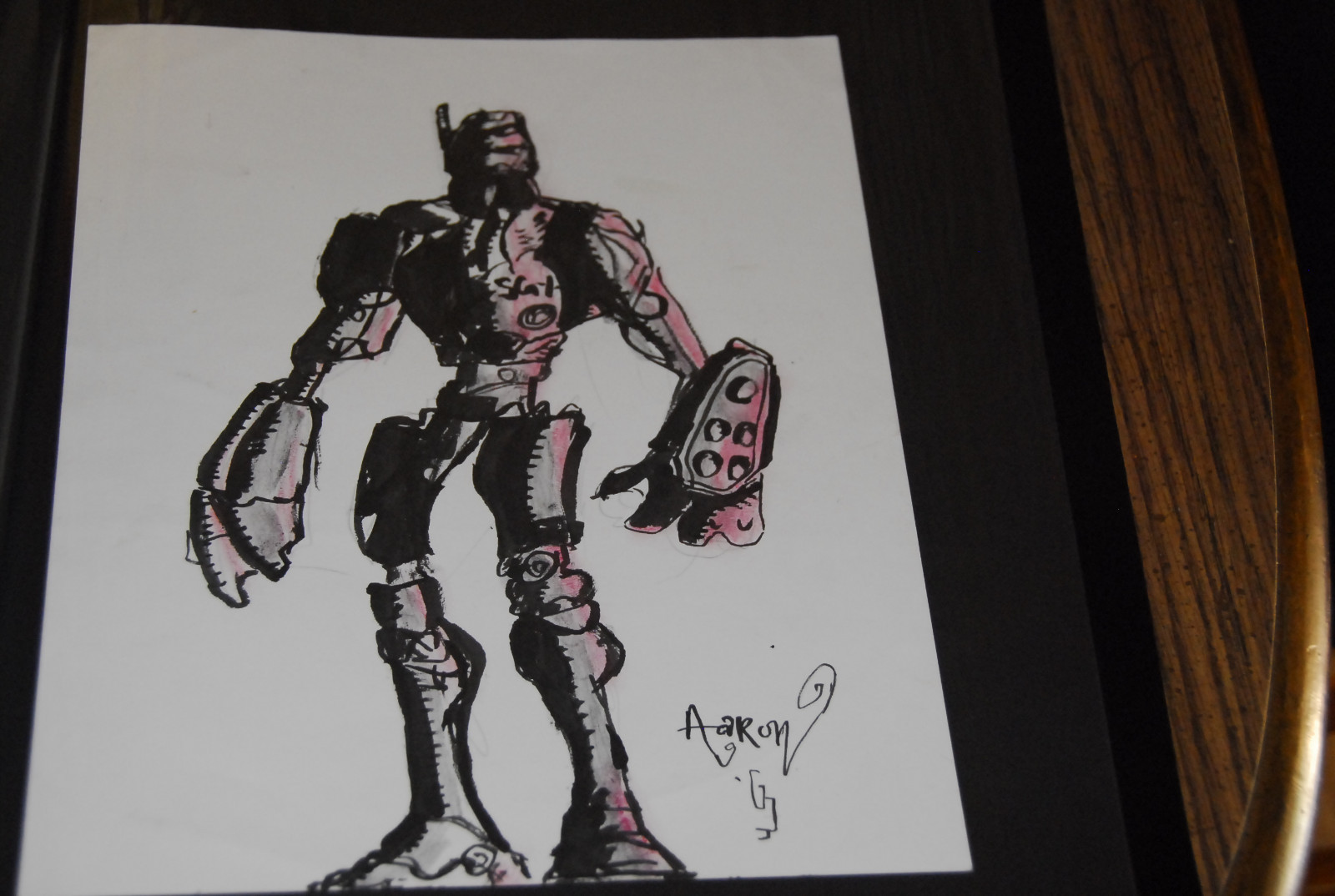 Aaron Doughty Original Comic Book Sketch Art 3 of 3 Free US Shipping