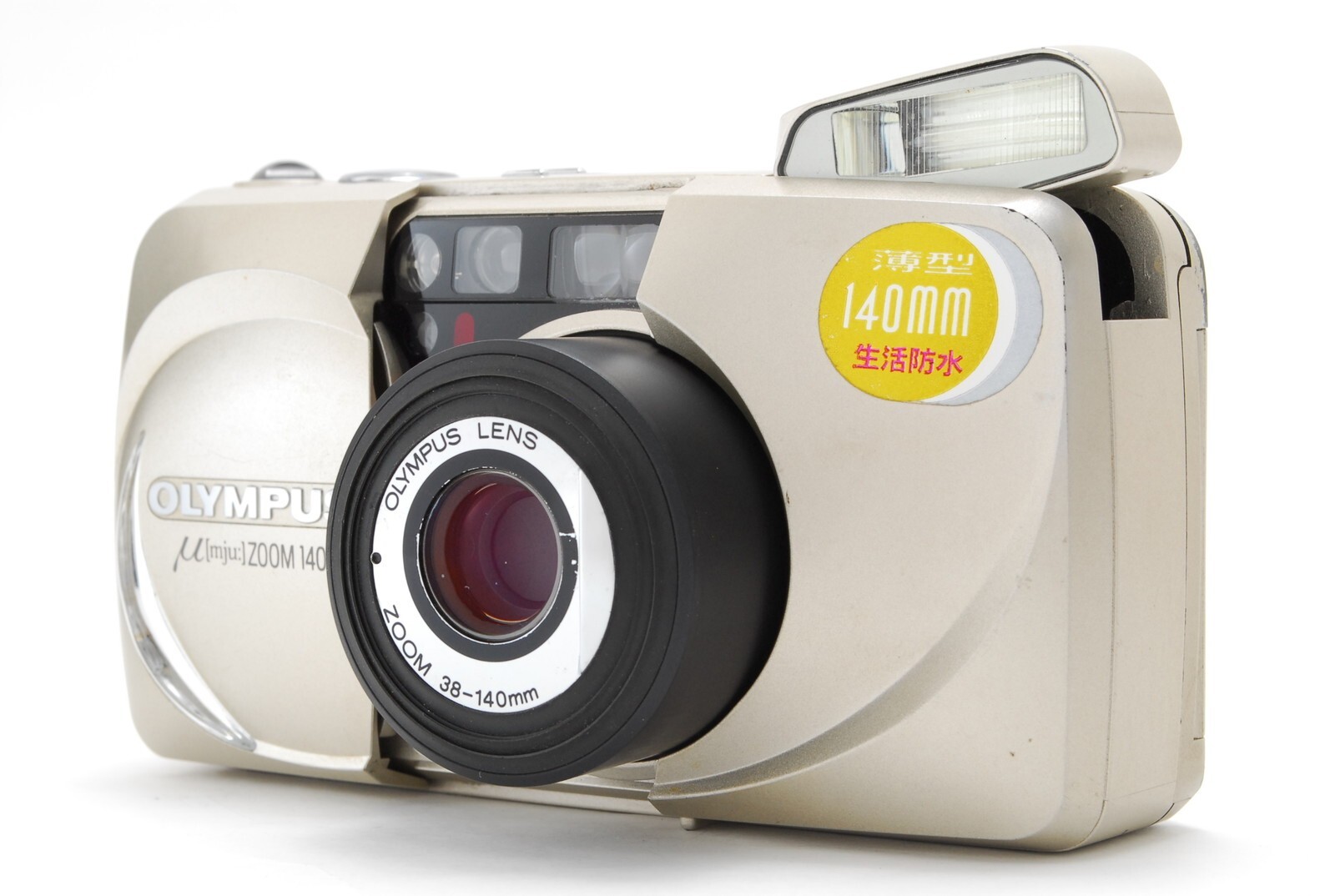 EXC+5]OLYMPUS μ[mju:]ZOOM 140 Compact Film Camera From Japan