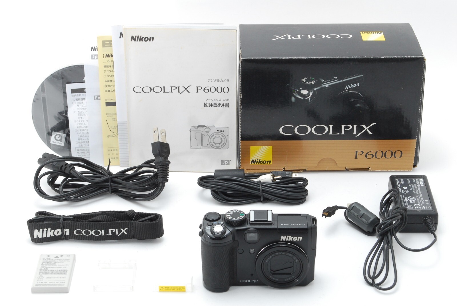 MINT] Nikon COOLPIX P6000 Black 13.5MP Digital Camera w/Box