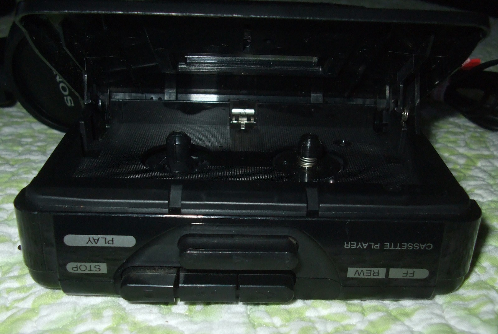 Sony WM-A12 Walkman Cassette Tape Player w/ Clip & Head Phones Tested Working!