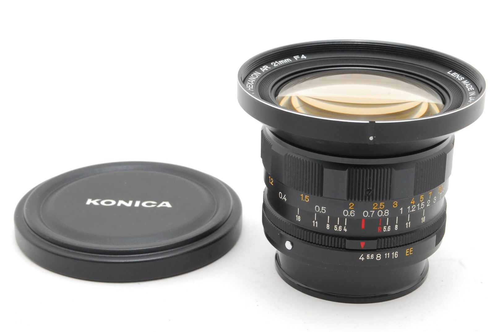 コニカ KONICA HEXANON 21mm F4 MINT-】Konica Hexanon AR 21mm f/4 Wide Angle MF Lens From