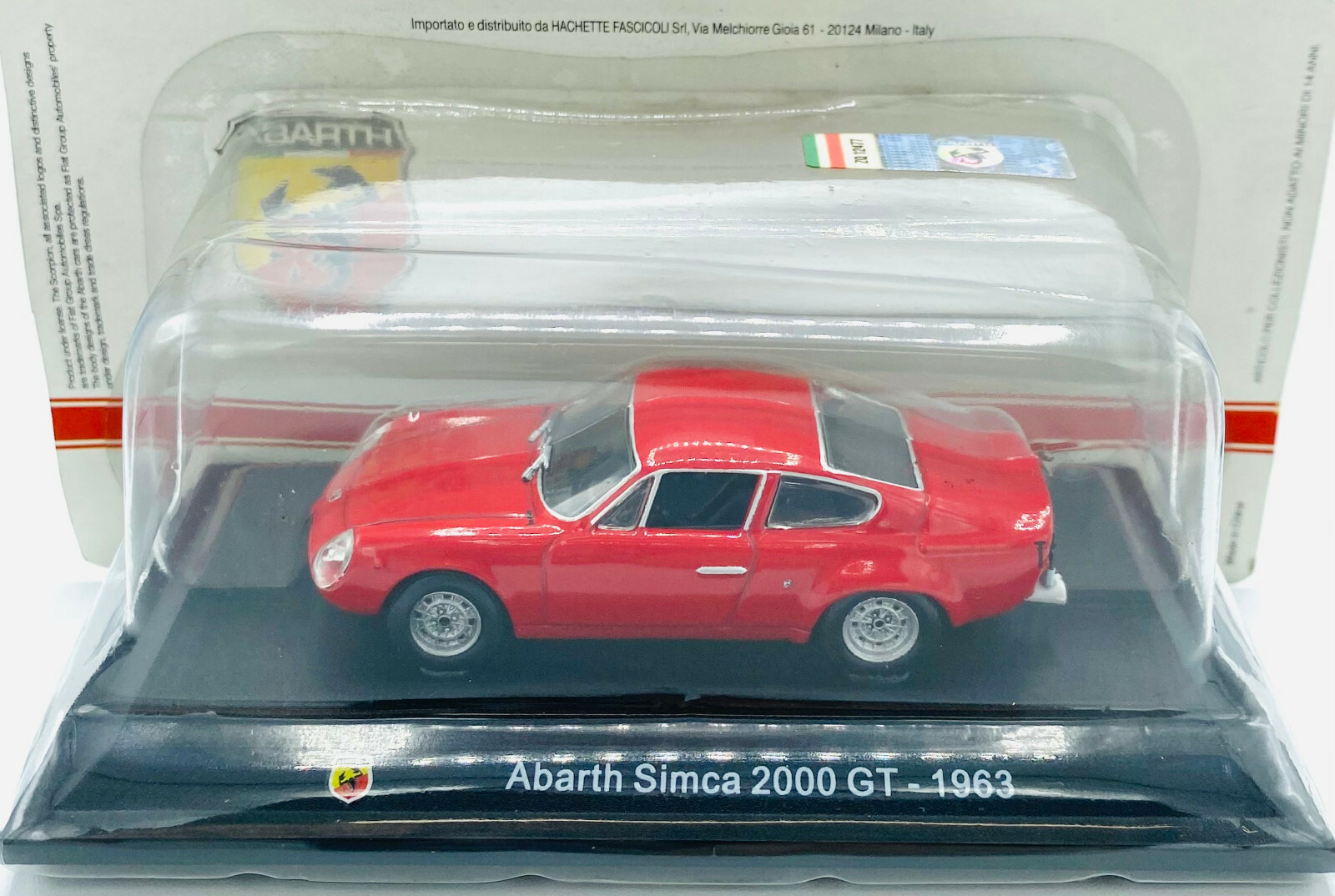 EBOND Modellino Abarth Simca 2000 GT - 1963 - Die cast - 1