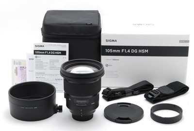 【UNUSED BOXED】SIGMA 105mm f/1.4 Art DG for Nikon From JAPAN