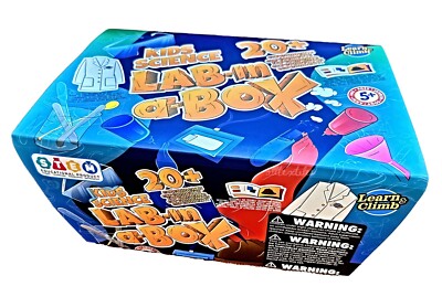 Science Kit for Kids + Lab Coat - Over 20 Chemistry Science Experiments Age 5+