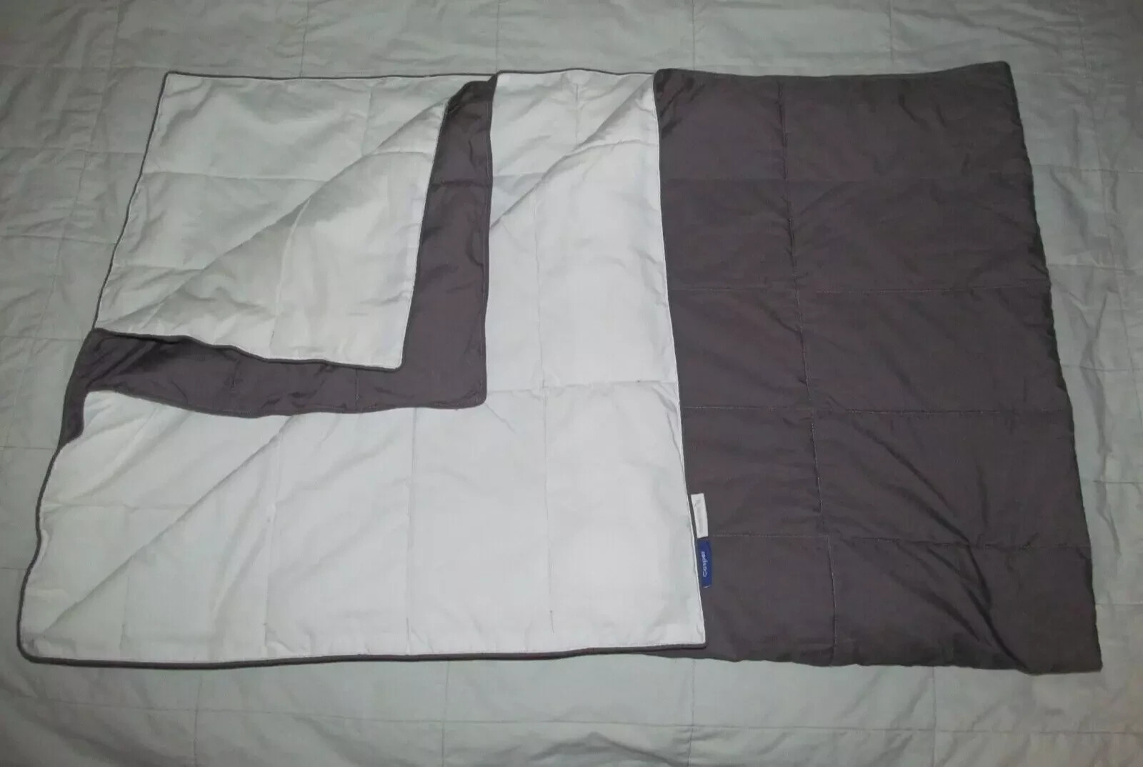 CASPER for AMERICAN AIRLINES first class duvet blanket gray travel couch throw