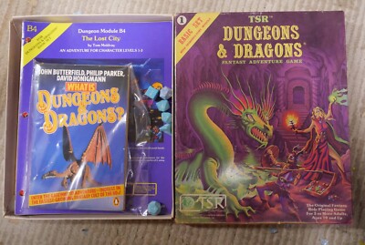 TSR Dungeons Dragons Basic Complete Lost City +  Dice Boxed 1011 RPG roleplaying
