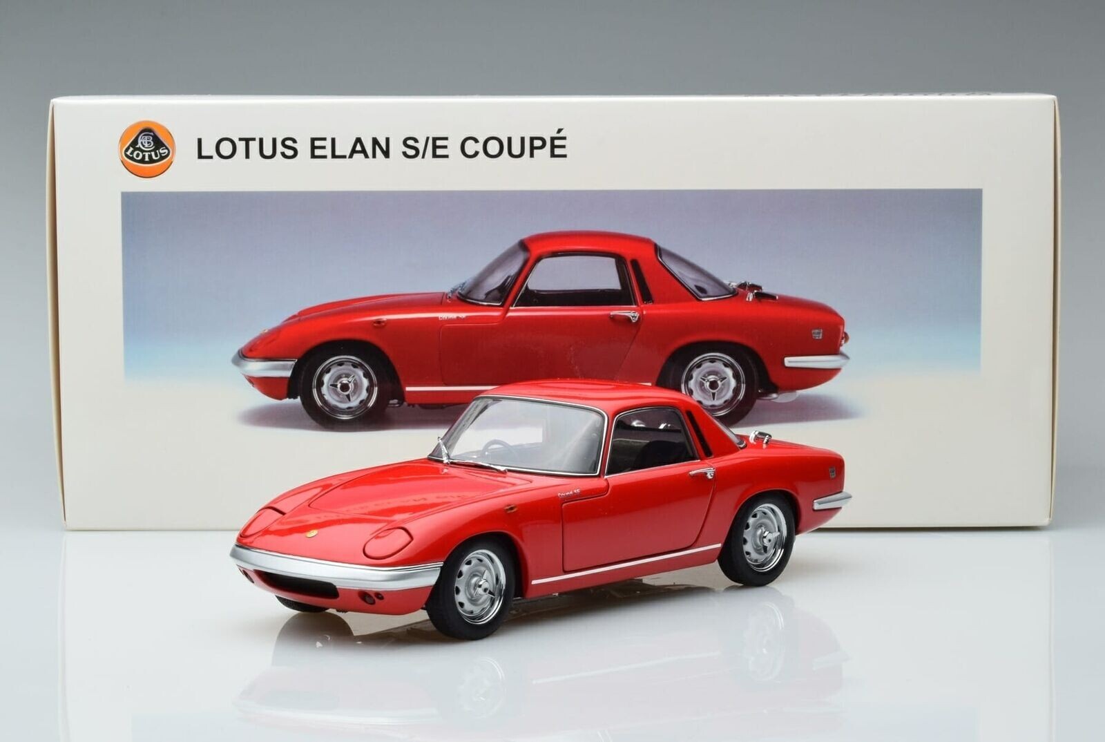 1966 LOTUS ELAN S/E S3 COUPE RED 1:18 by AUTOART 75351 OLD 1966 LOTUS ELAN S/E S3 COUPE RED 1:18 by AUTOART 75351 OLD