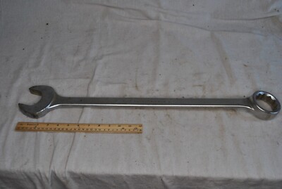 Proto Tools 1264 2'' 2in SAE NFO Combination Wrench 12 Point USA Chrome 26x4x1 in