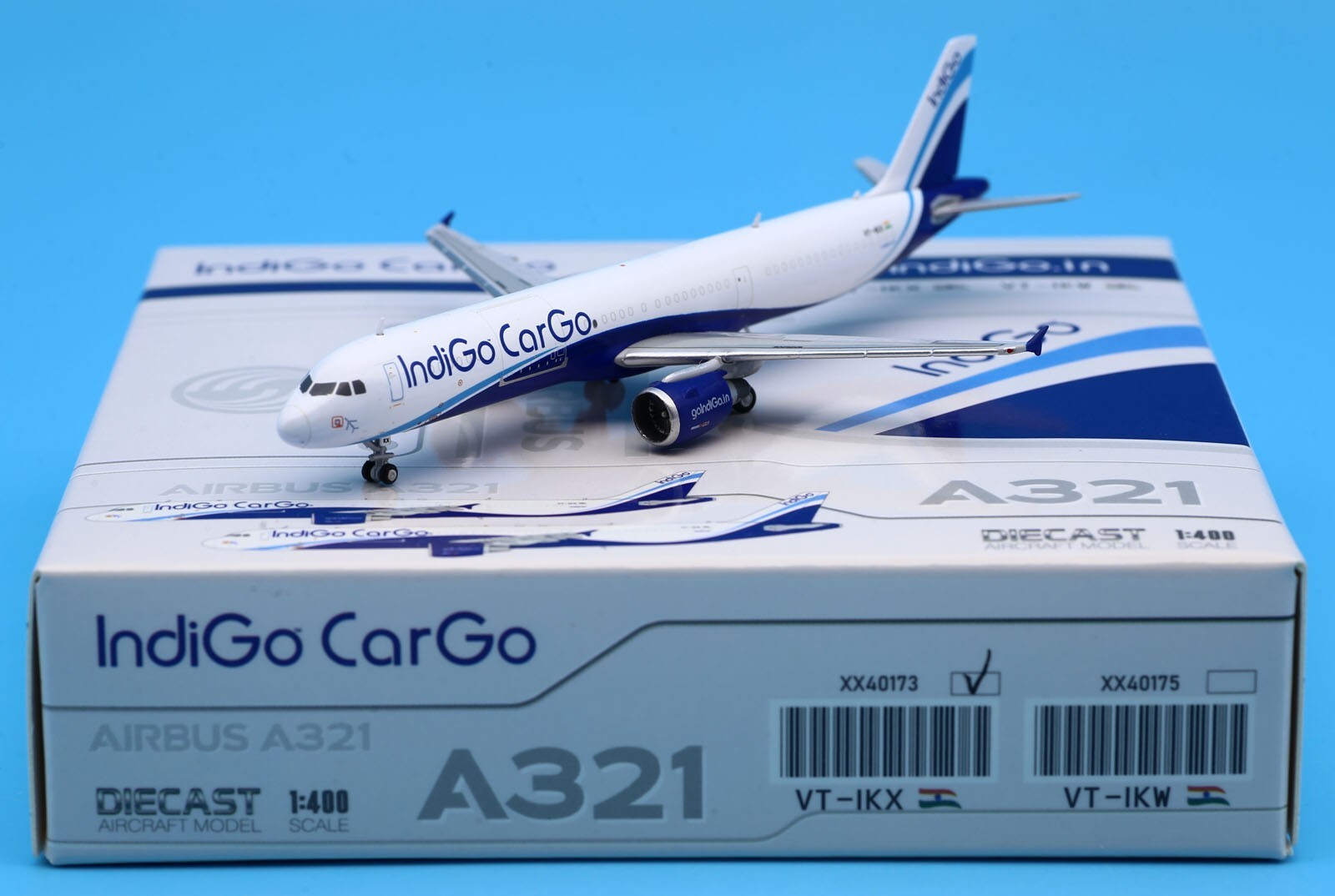 JC Wings 1:400 IndiGo Cargo Airbus A321(P2F) Diecast JC Wings 1:400 IndiGo Cargo Airbus A321(P2F) Diecast