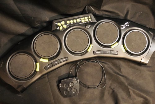 First Act 5 Pad Digital Drum Set w/Pedal Headphones Adam Levine Designer series