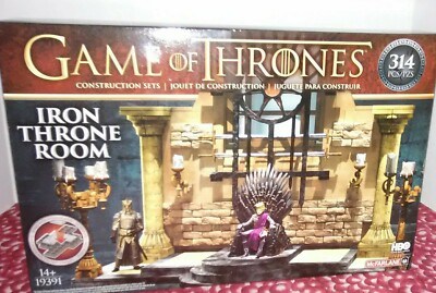 McFarlane Toys Building Sets - Game of Thrones S1 - IRON THRONE ROOM 314 Pieces