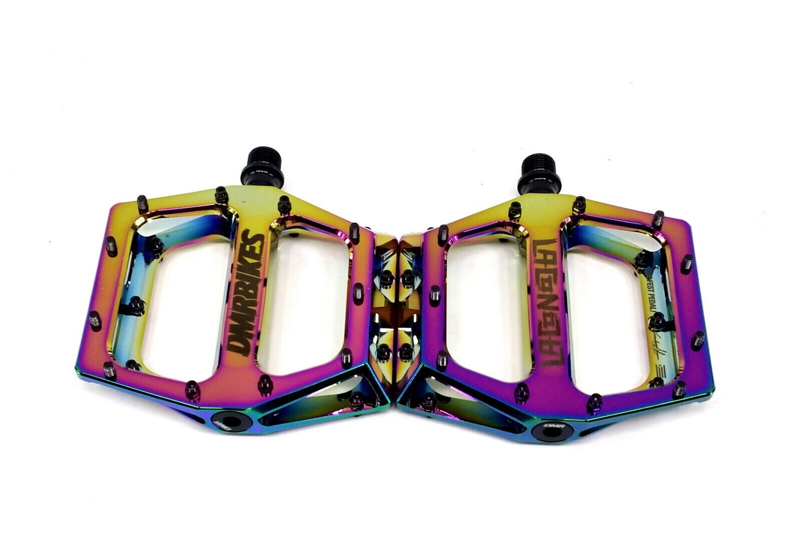 自転車本体 DMR Oil slick pedal vault lacon DMR Vault Lacon Signature Pedals (Oil Slick) (9/16