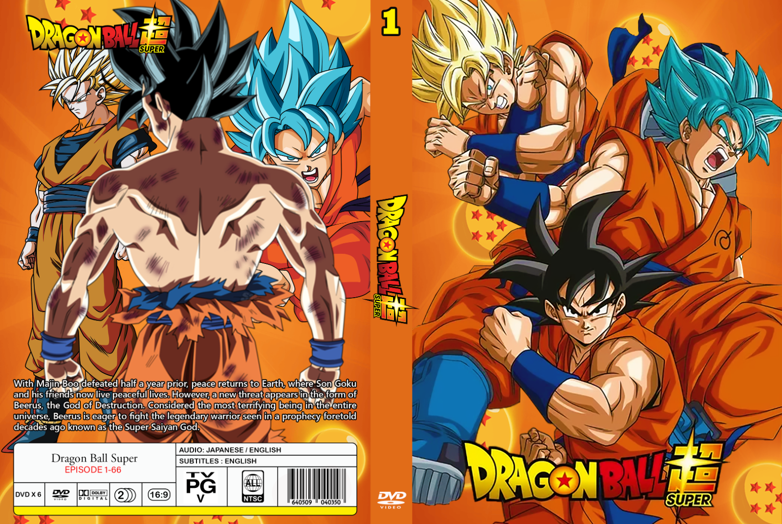 Dragon Ball Super Complete Series Episodes 1 - 131 Dual