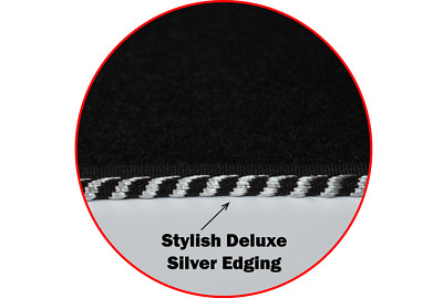 Audi A1 2010 + Onwards Tailored Car Mats Deluxe Carpet & Edging 4 clips 4pcs