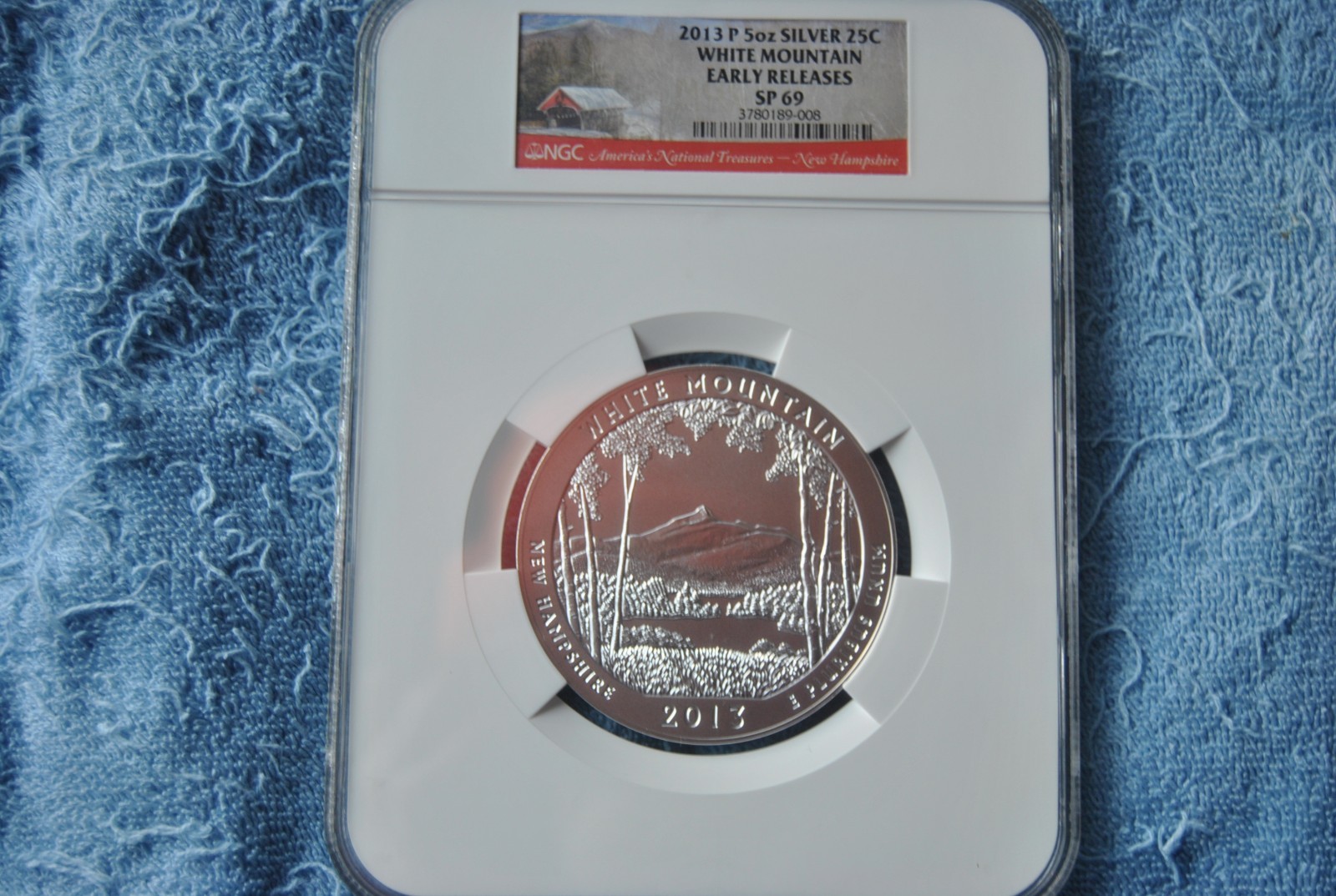 2013, NGC, America the Beautiful 5 ounce set, SP69, Early releases