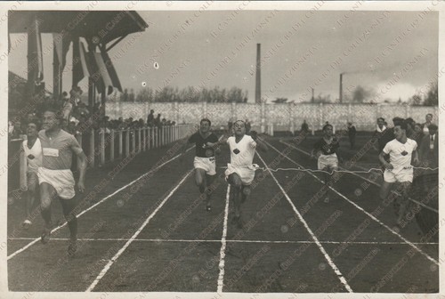 1926 MILANO Campionati Provinciali Fascisti Campo GSOM Atletica Fotografia - Picture 1 of 2