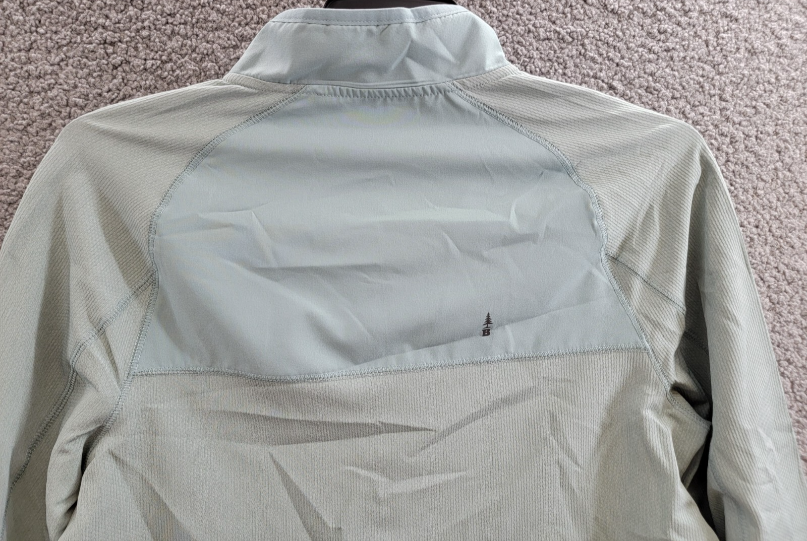 Bass Outdoor Full Zip Trail Jacket Men's S Silver Blue Cationic Long Sleeve - Picture 12 of 17