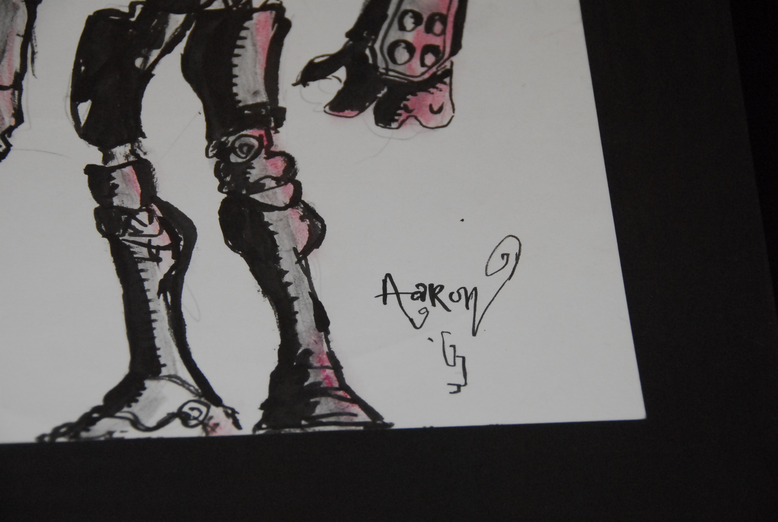 Aaron Doughty Original Comic Book Sketch Art 3 of 3 Free US Shipping