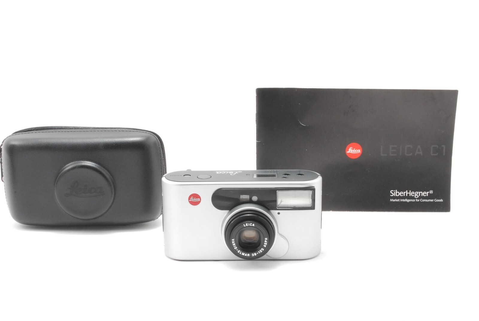 Leica ライカ C1 VARIO-ELMAR 38-105mm Leica C1 Zoom 35mm Film Camera, Black with 38-105mm Asph