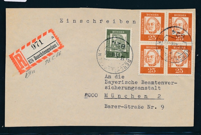 108496) Reco - Brfst. 1966, Rz 824 Berchtesgaden 1 
