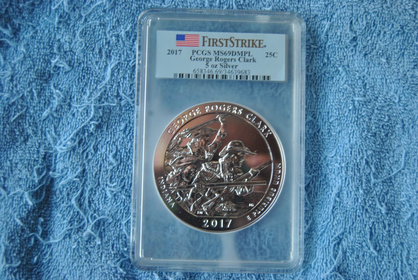 2017, America the Beautiful 5 oz, PCGS, FS, MS69 DMPL