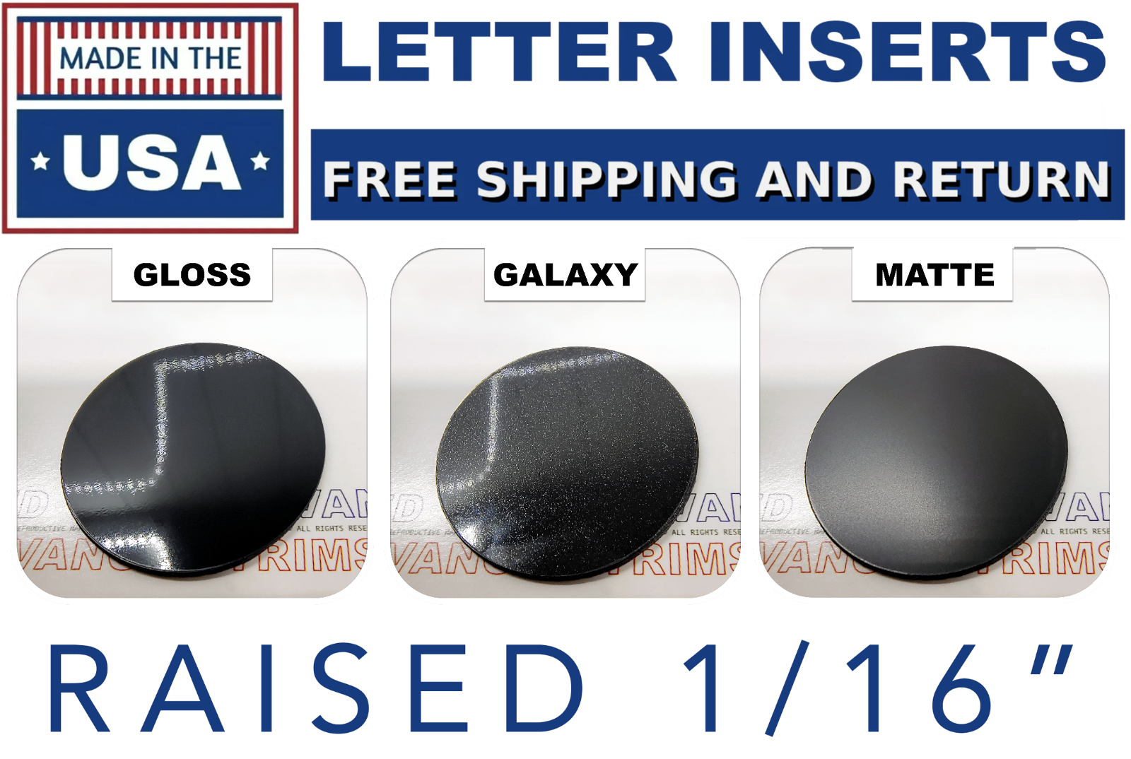 Mercury Marauder 2000-2004 Rear Bumper Letters Inserts ABS Plastic Red