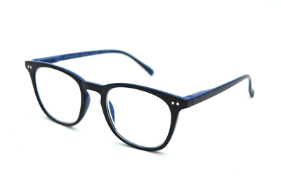 FGX 132 BLU blue light ROUND reading glasses 2.50 integrated