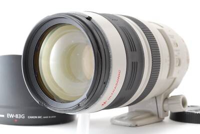 【 Exc+4 】Canon EF 100-400mm f4.5-5.6 L IS USM Zoom AF Lens w/Hood From JAPAN