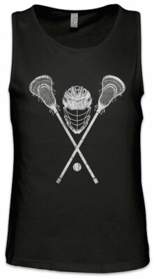 Lacrosse Gear Herren Tank Top Player Passion Love Addiction Ball Lacrosse Stick