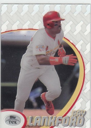 1998 TOPPS TEK CARD #90 RAY LANKFORD PATTERN #68 SET BREAK