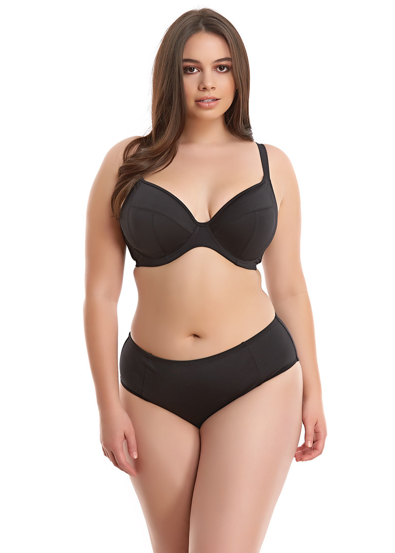 Elomi Bikinitop Essential Bademode Underwire Plunge Schwarz Midnight 7504 Verschiedene Ebay