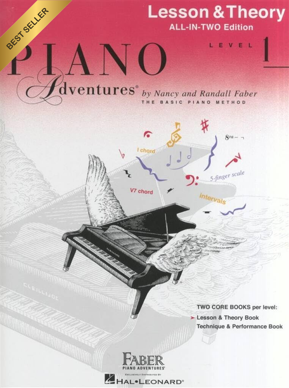 Faber Piano Adventures All in Two Level 1 Book: Lesson & Theory - Anglicised Edi