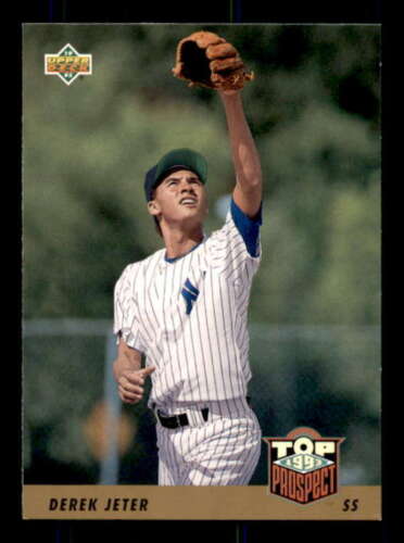 Derek Jeter Rookie Card 1993 Upper Deck #449. rookie card picture