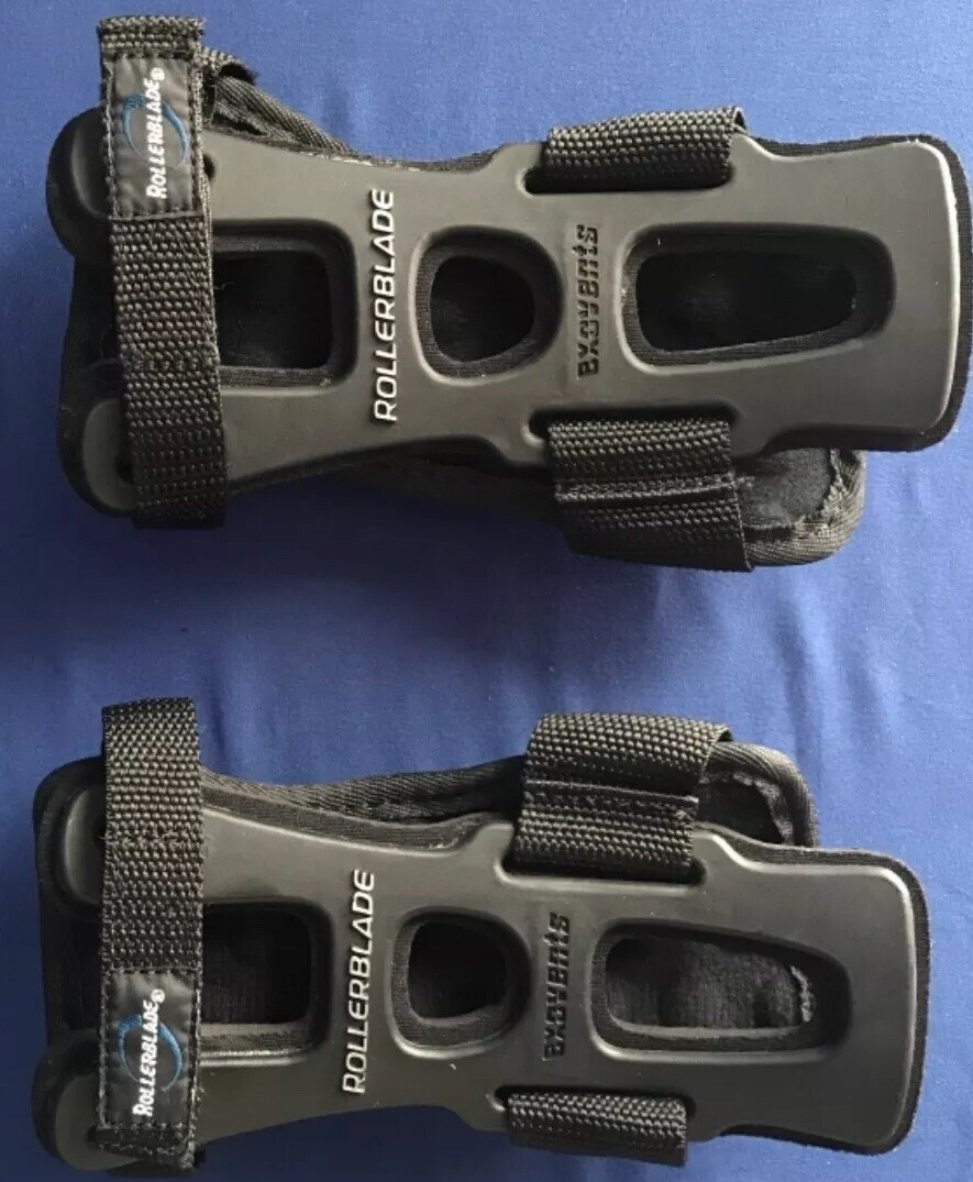 ROLLERBLADE Brand Black WRIST GUARDS Urban Gear Adult Size Large