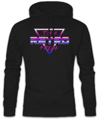 I'm A Retro Freak Hoodie Kapuzenpullover Audio Synthesizer Wave Electro DJ Fun