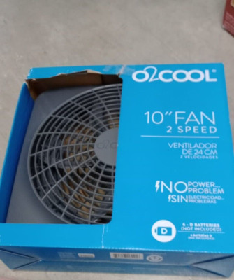 O2 Cool 10-Inch Portable Fan with AC Adapter FD10101A