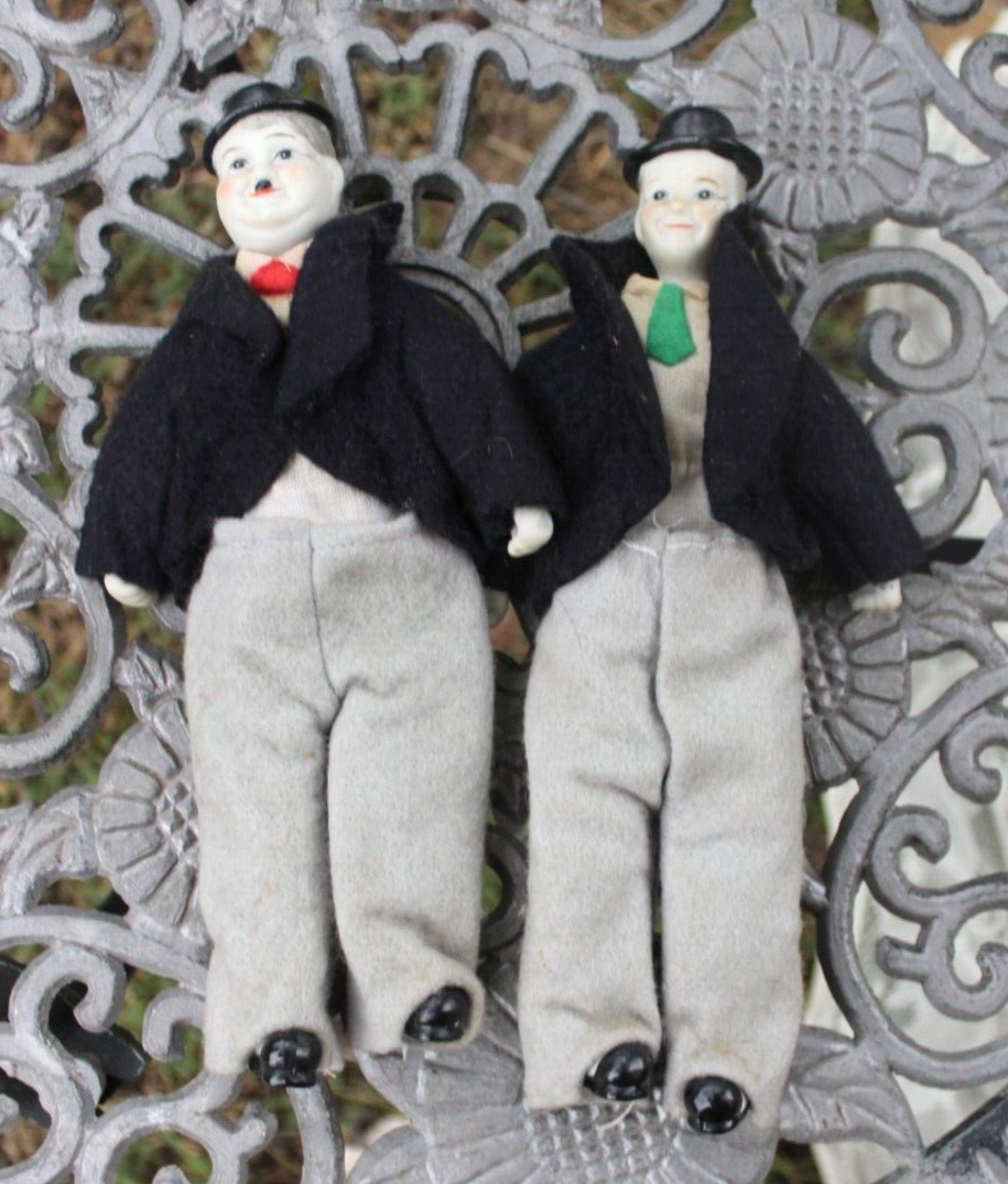 その他 Vintage/Laurel & Hardy MADE IN England Vintage Porcelain Head Laurel & Hardy Dolls | eBay