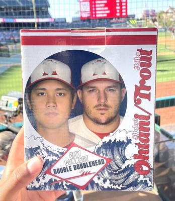 Ohtani Trout City Connect Bobblehead