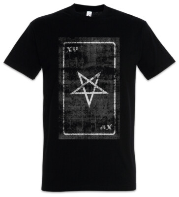 Tarot The Devil T-Shirt Card Cards Symbol Sign Logo Insignia Chariot Satan