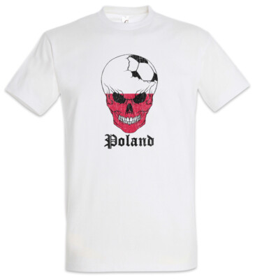 Poland Football Comet Herren T-Shirt Polen Polnisch Polnische Fahne Polish